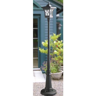 Westinghouse Aluminum Solar Lamp Post Black 139606 Westinghouse Aluminum Solar Lamp Post Black