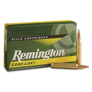 Remington Core-Lokt, .300 Winchester Magnum, PSP Core-Lokt, 180 Grain, 20 Rounds