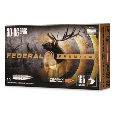 Federal, .30-06 Springfield, TBT, 165 Grain, 20 Rounds