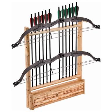 Rush Creek™ Log 2 - Bow, 12 - Arrow Holder with Storage - 142021, Bow