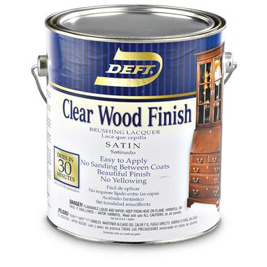 Deft® Clear Wood Finish Lacquer, Semi - gloss - 143339 ...
