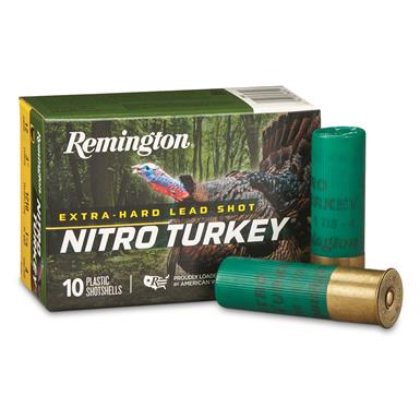 Remington Nitro Turkey, 12 Gauge, 3", 1 7/8 oz., Lead Shotshells, 10 Rounds