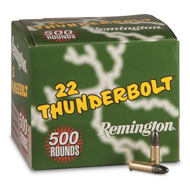 Remington Thunderbolt .22LR, LRN, 40 Grain, 500 Rounds