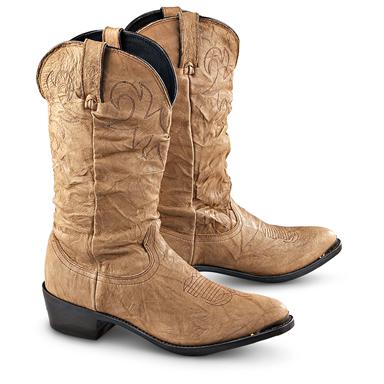 mens western slouch boots