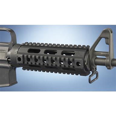 Aluminum Quad Rail Handguard for AR - 15 / M16 / M4 - 152541, Tactical ...