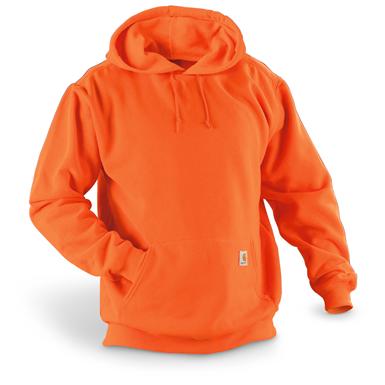 Tall Carhartt® Color - enhanced Hooded Pullover Sweatshirt, Safety ...