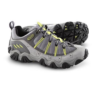 Men's Oboz® Hyalite Approach Shoes, Gray / Yellow - 154801, Hiking ...