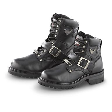 black boots biker