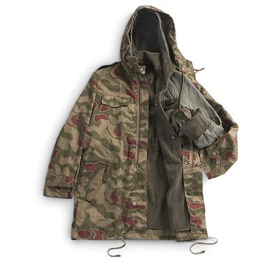 Used German Military BGS Parka with Liner, BGS Camo - 157430, Camo ...
