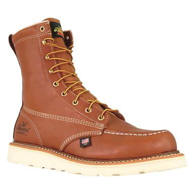 Thorogood Men's American Heritage 8" Moc Toe Wedge Work Boots