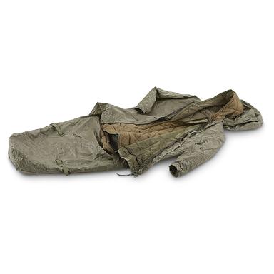 Like New German Military Sleeping Bag With Arms 158691 Camo Like New German Military Sleeping Bag With Arms