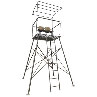 Big Dog Treestands® 12' Quadpod 2 - man Stand - 159377, Ladder Tree ...