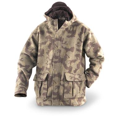 Guide Gear® Wool - blend Bomber Jacket, Brown Camo - 160447, Camo ...