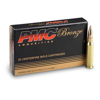 PMC Bronze, .308 (7.62x51mm), 147 Grain, FMJBT, 500 Rounds