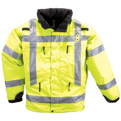 5.11 Tactical® 3 - in - 1 Reversible High - Vis Parka - 165470, Tactical Clothing at Sportsman's