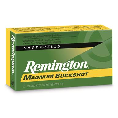 Remington Express Magnum, 12 Gauge, 3 1/2", 00 Buckshot, 18 pellets, 5 rounds