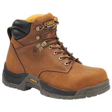 Men's Carolina® Waterproof Broad Toe Work Boots