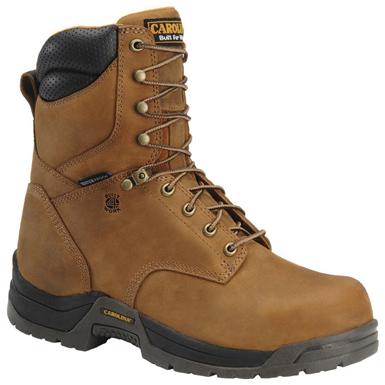 Men's Carolina® 8" Waterproof Broad Toe Boots