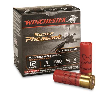 Winchester, 12 Gauge, 3", 1 5/8 oz., Super-X Super Pheasant Copper Plated Shotshells, 25 Rounds