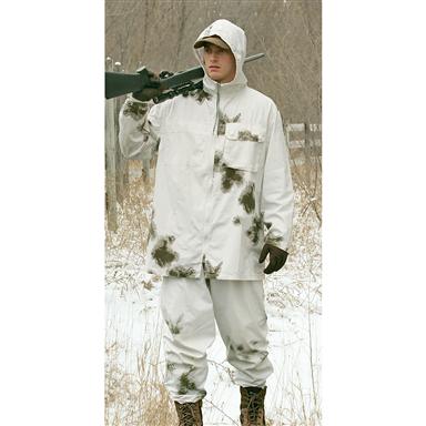 German Military Surplus Reversible Snow Camo Set, Used - 171676 ...