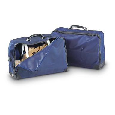 German Military Surplus Suitcases, 2 Pack, Used