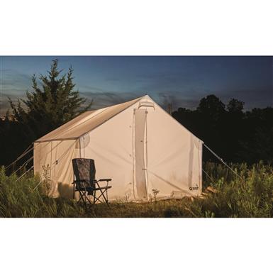 Guide Gear 10x12' Canvas Wall Tent, Frame/Floor Not Included