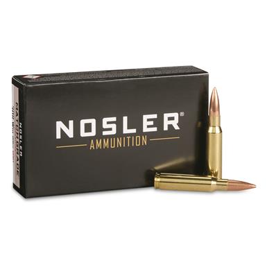 Nosler Match Grade, .308 Winchester, Custom Competition HPBT, 168 Grain, 20 Rounds