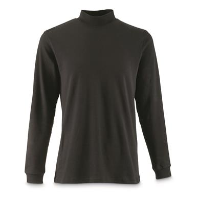 Guide Gear Men's Mock Turtleneck Long-Sleeve Shirt - 180050, T-Shirts ...