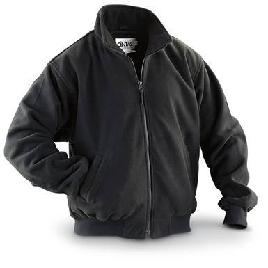 Cintas® Mesh - lined Fleece Jacket, Black - 180098, Insulated Jackets ...