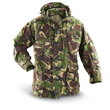 Used 7 - pocket Hooded British Military SAS Parka, DPM Camo - 182483 ...