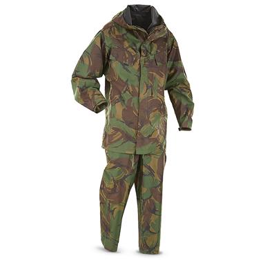 Used British Military Rain Set, DPM Camo - 182552, Rain Gear & Ponchos ...