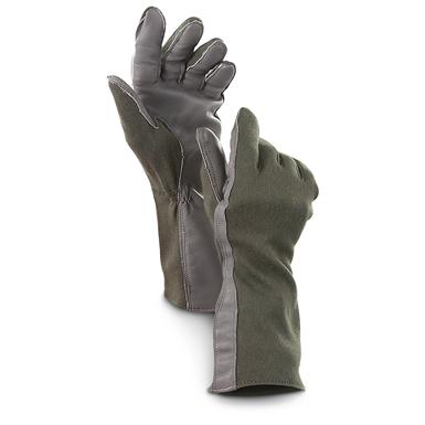 U.S. Military Surplus Nomex Flyers Gloves, Used