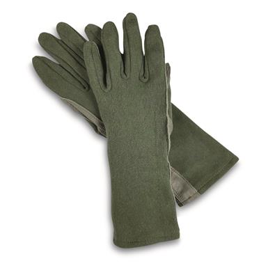 U.S. Military Surplus Nomex Flyers Gloves, Used