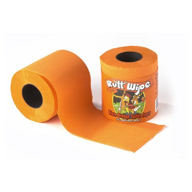Rutt Wipe Blaze Orange Toilet Paper 188526 Gag Unique Gifts At Upc 793573778321 Rutt Wipe Blaze Orange Toilet Paper