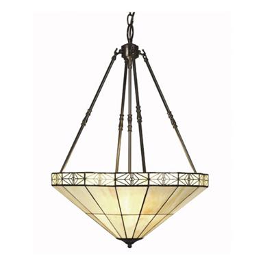 Kenroy Home Sierra Tiffany Inverted Bowl Pendant Chandelier Kenroy Home Sierra Tiffany Inverted Bowl Pendant Chandelier