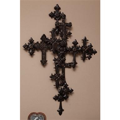 Metal Cross Wall Decor 200148 Art At Sportsman S Guide Metal Cross Wall Decor