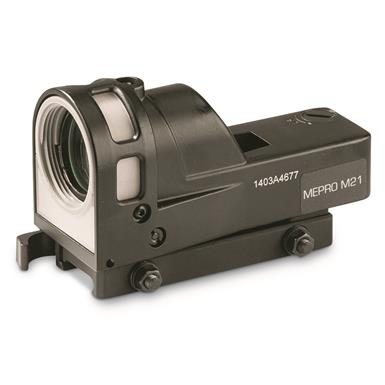 Mepro M21 Self-Illuminated Reflex Sight, Orange Bullseye Reticle
