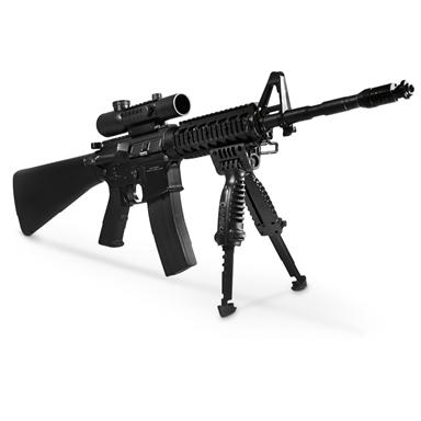 ar 15 with bipod and grip