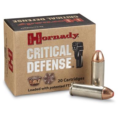 Hornady Critical Defense, .45 Colt, FTX, 185 Grain, 20 Rounds