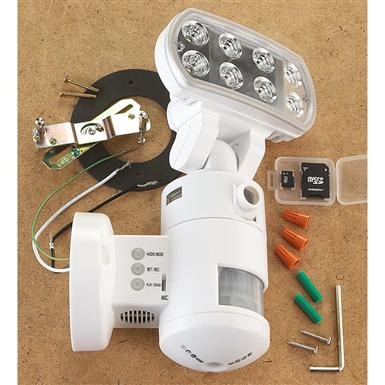Nighcher Motion Tracking Motorized Led Flood Light With Color Nighcher Motion Tracking Motorized Led Flood Light With Color Camera White