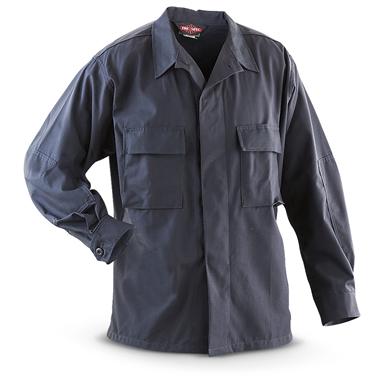 TRU-SPEC® Military-style Peru Navy Ripstop BDU Shirt, Navy Blue ...