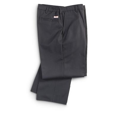 red kap double knee work pants
