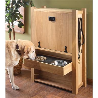 Wood Pet Feeding Station - 209947, Pet Accessories at ...