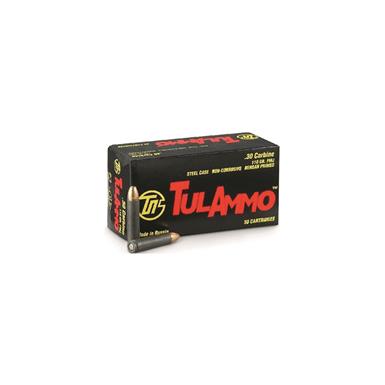 TulAmmo, .30 Carbine, FMJ, 110 Grain, 500 Rounds