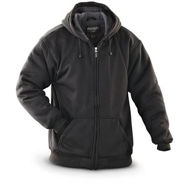 Sherpa - lined Full - zip Hoodie - 212148, Sweatshirts & Hoodies at ...