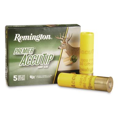Remington Premier Accutip, 20 Gauge, 3", 260 Grain Sabot Slugs, 5 Rounds