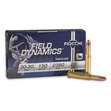 Fiocchi Rifle Shooting Dynamics, .30-30 Win., PSP, 150 Grain, 20 Rounds