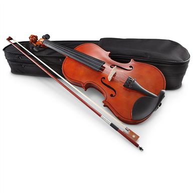 Full-size Violin with Case - 215110, Musical Instruments at Sportsman's ...