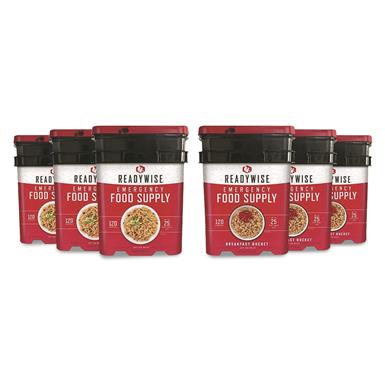 ReadyWise Emergency Food Supply Breakfast & Entree Pack, 720 Servings