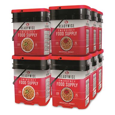 ReadyWise Emergency Food Supply Breakfast & Entree Pack, 1,440 Servings
